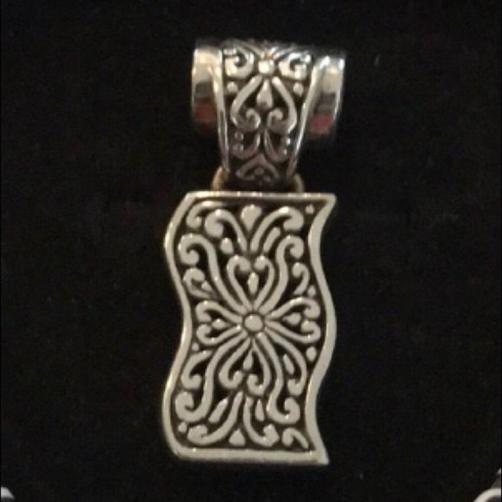 Vintage Deadstock Sarda sterling silver pendant .925 New Old Stock NOS